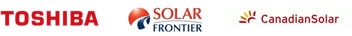 TOSHIBA・SOLARFRONTIER・CanadianSolar