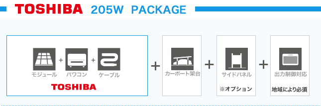 TOSHIBA 205W PACKAGE